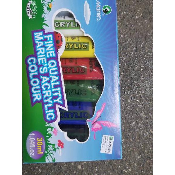 

Terbaru 'BARU !! Maries Fine Quality Acrylic Colour Set 6 No 81306B 6 x 30 ml Marie's Colour Set WAR