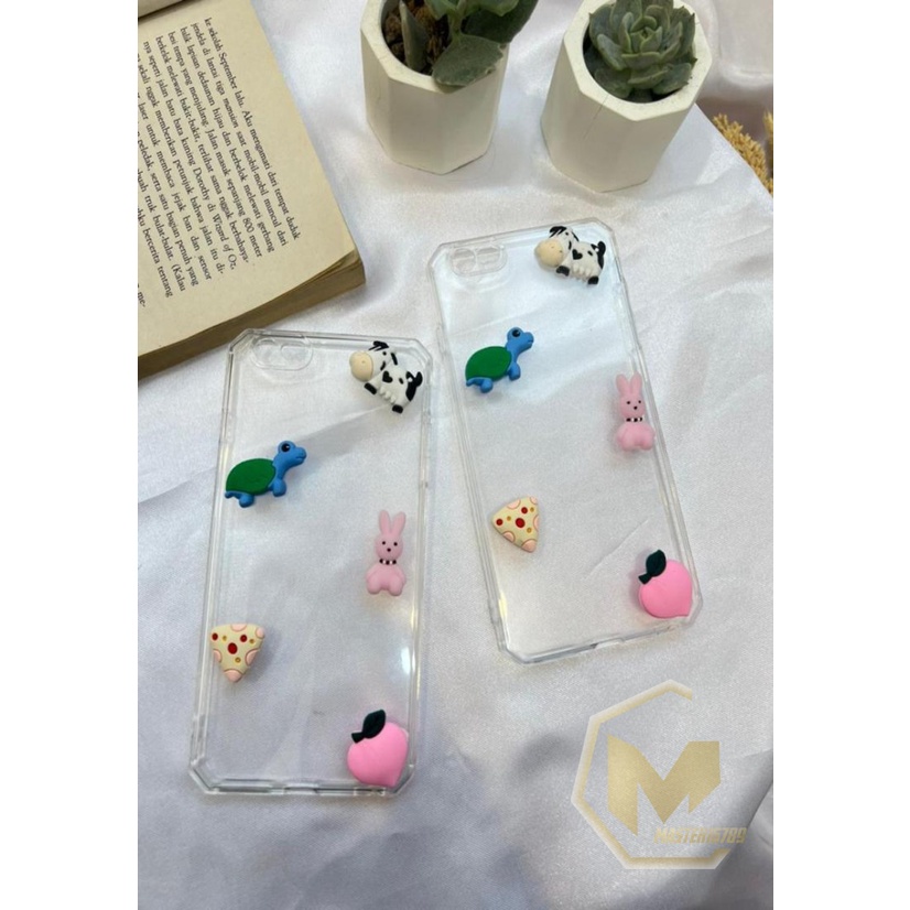 Y022 CLEAR CASE SOFTCASE CLEAR JELLY KARAKTER 3D CUTE OPPO A31 2020  A8 A3S A5S F9 A12 A11K RENO 4 4F MA2466