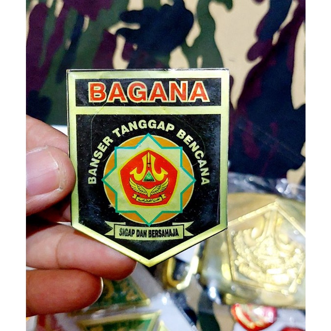 Baret Prima + emblem Banser / Bagana / Balantas / Provost