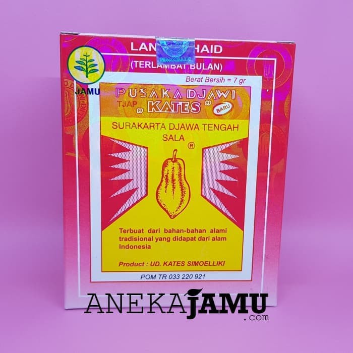 

Jamu Kates Asli (Terlambat Bulan) - ju1389