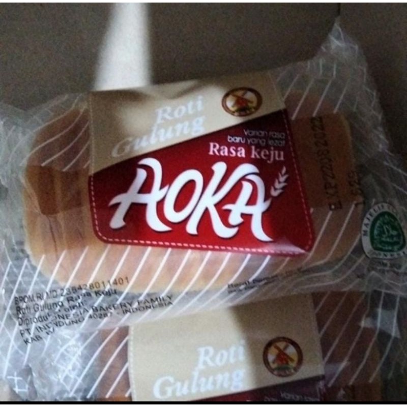 Roti Gulung Aoka Keju 60gr