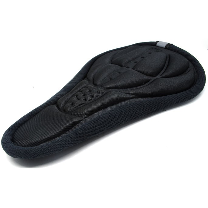 Sadel Sepeda Sporty Silicone &amp; Sponge - Black