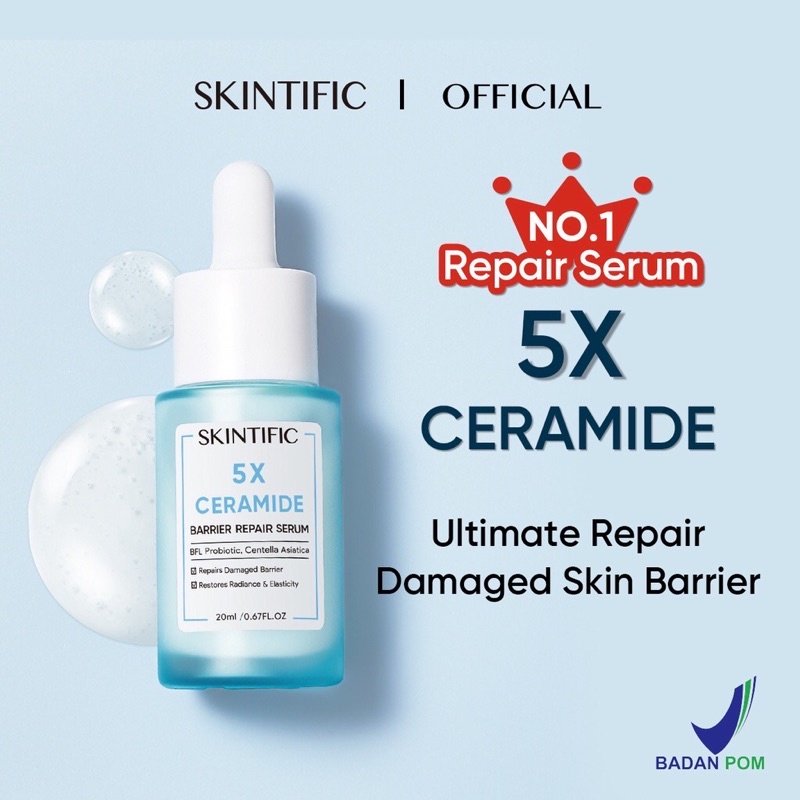 Jual SERUM SKINTIFIC 5X Ceramide/SERUM SKINTIFIC Niacinamide 10/SERUM
