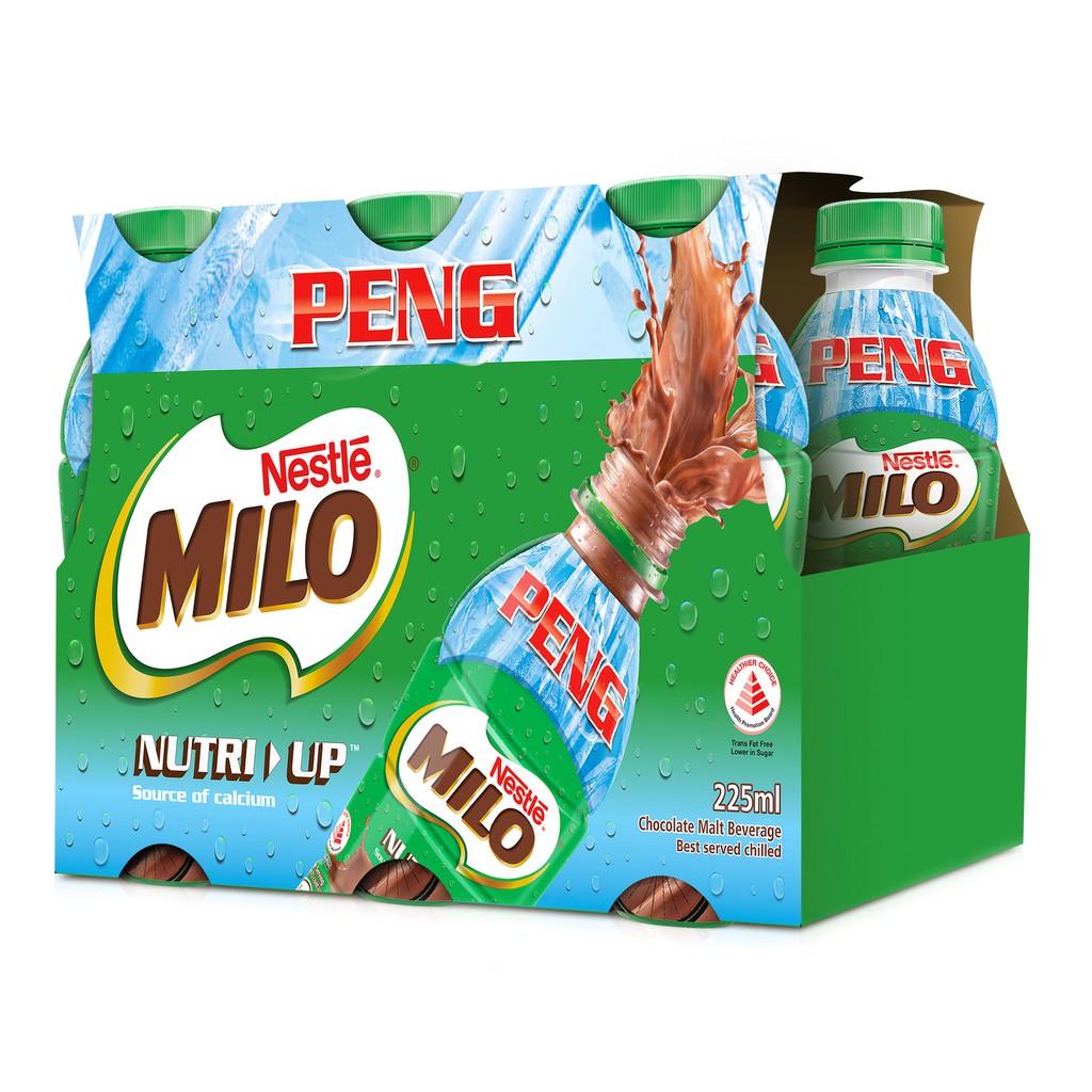 

Nestle Milo Peng Bottle Drink 6 x 225g Singapore