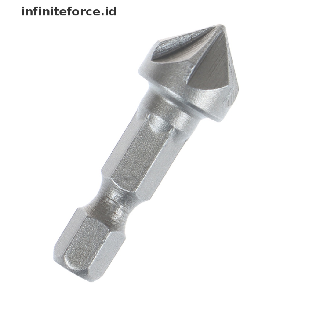 Set Mata Bor Countersink Heksagonal 6 Flutes Untuk Pengerjaan Kayu