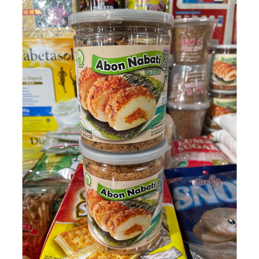 

ABON NABATI ABON VEGETARIAN 200GR ABON VEGAN DGN RUMPUT LAUT DAN WIJEN