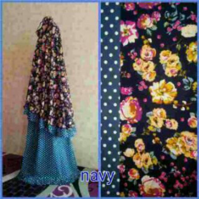 Mukena katun jepang jumbo