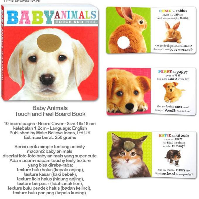 Baby Animals Touch And Feel Board Book Shopee Indonesia