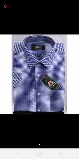 Kemeja Batik Printing Salice Paolo Motif Rantai Lengan Pendek