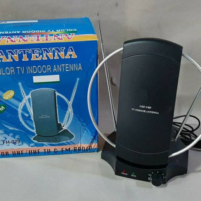 antena indor + boster , indoor tv antena ,color tv indoor atenna FH029