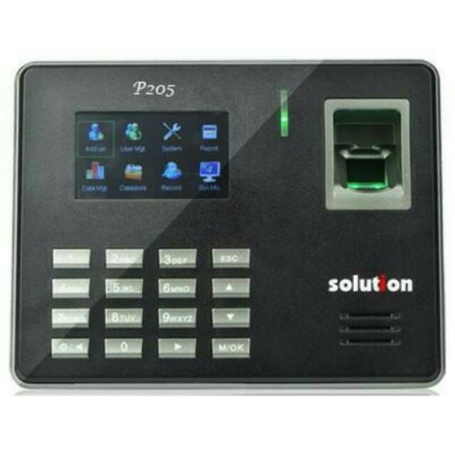 Mesin absen /fingerprint SOLUTION P205 #GARANSI SOLUTION