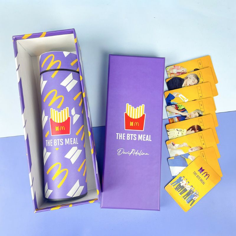 NC READY- BTS MEAAL MCD TUMBLER TERMOS BOTOL MINUM