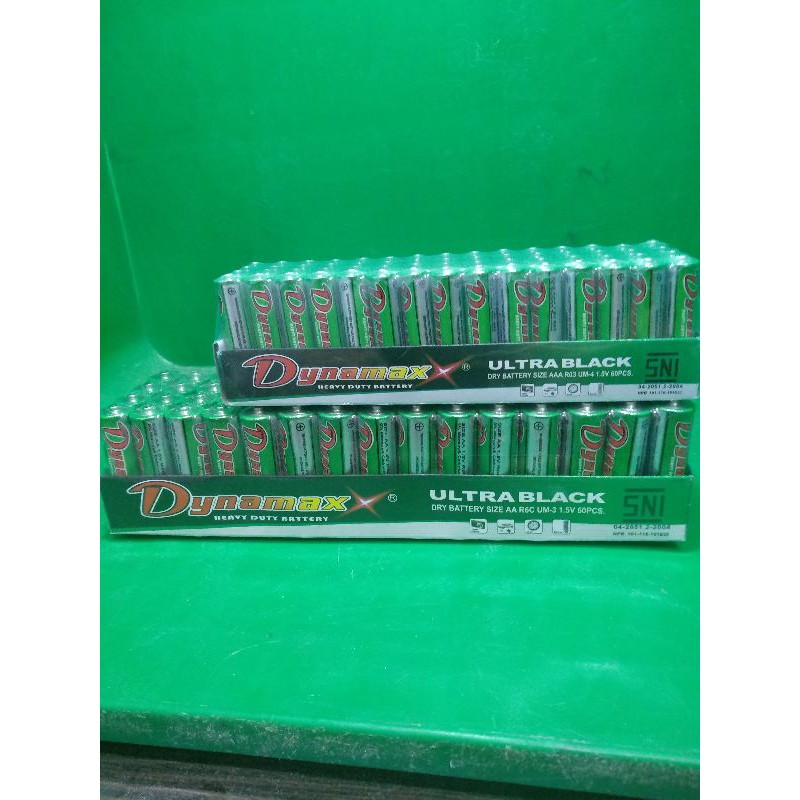 BATTERAY BATRE BATERAI DYNAMAX A2 &amp;  A3 PACK 60PC