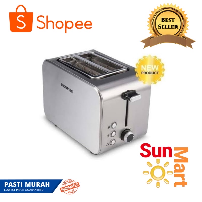 Toaster Pemanggang Roti DENPOO DT 025 / Panggangan roti Denpoo DT 025