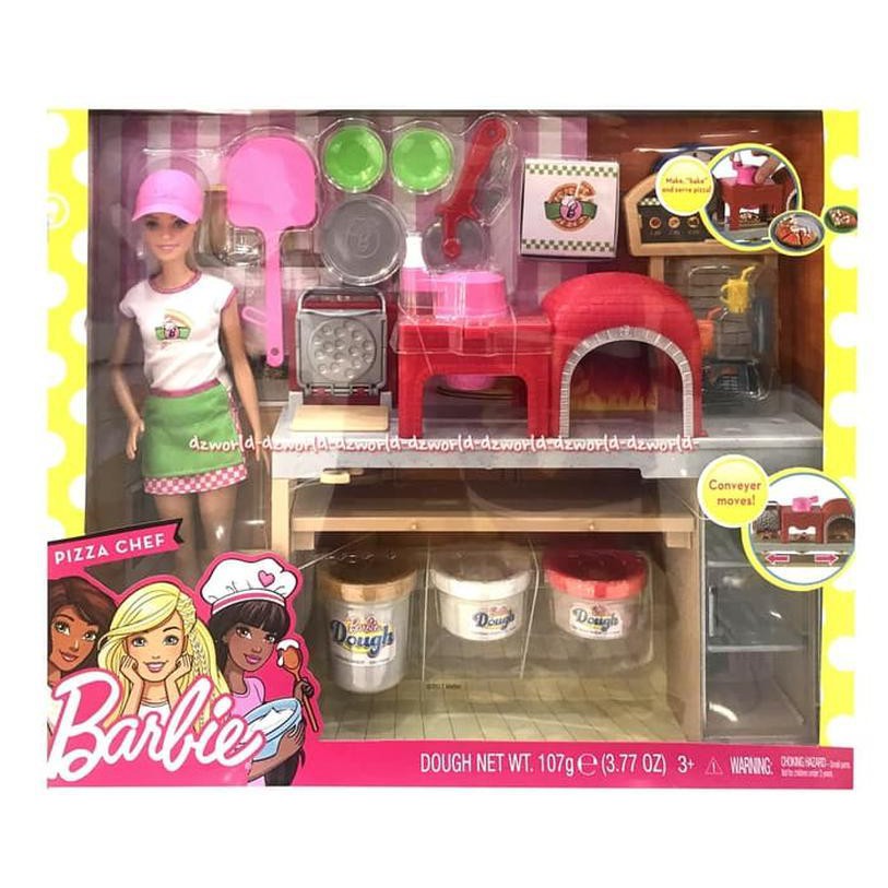 barbie pizza play doh