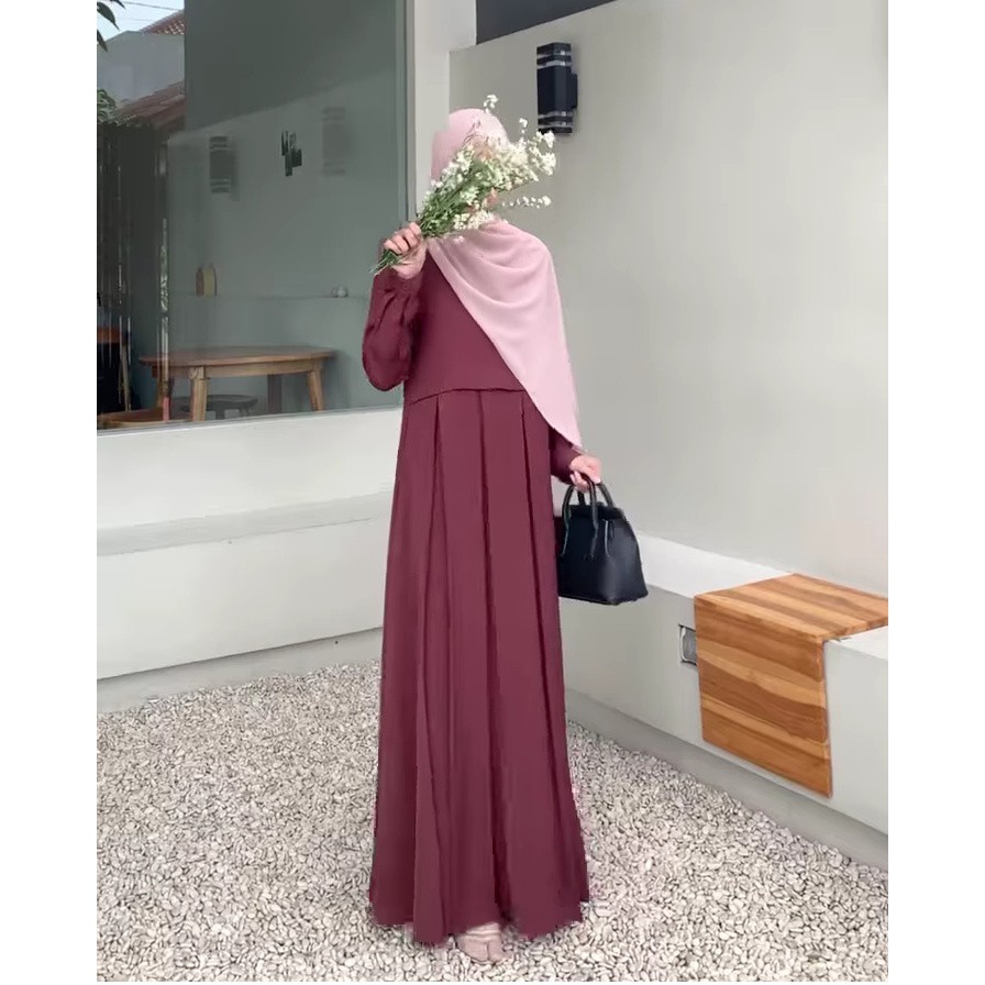 GF02 ~ CENDANA MAXI size S M L XL fashion muslim wanita kekinian matt SHAQILA HQ