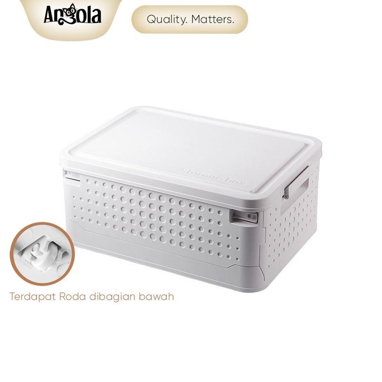 ANGOLA STORAGE BOX LIPAT C33 FOLDING CONTAINER BOX TEMPAT BAJU/MAINAN KOTAK PENYIMPANAN TERLARISS...