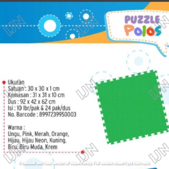 PROMO Karpet Evamats Puzzle Polos 30x30 Evamat Alas Lantai Mainan Anak Bayi Edukasi EVA Spon