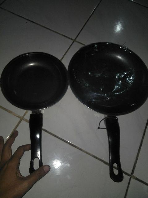 Frypan Set 2 Pcs 18cm Dan 23cm  Wajan Fry Pan Murah