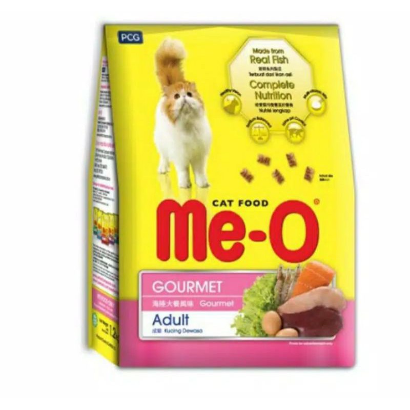 makanan kucing meo Gourmet 1,2kg - frespack