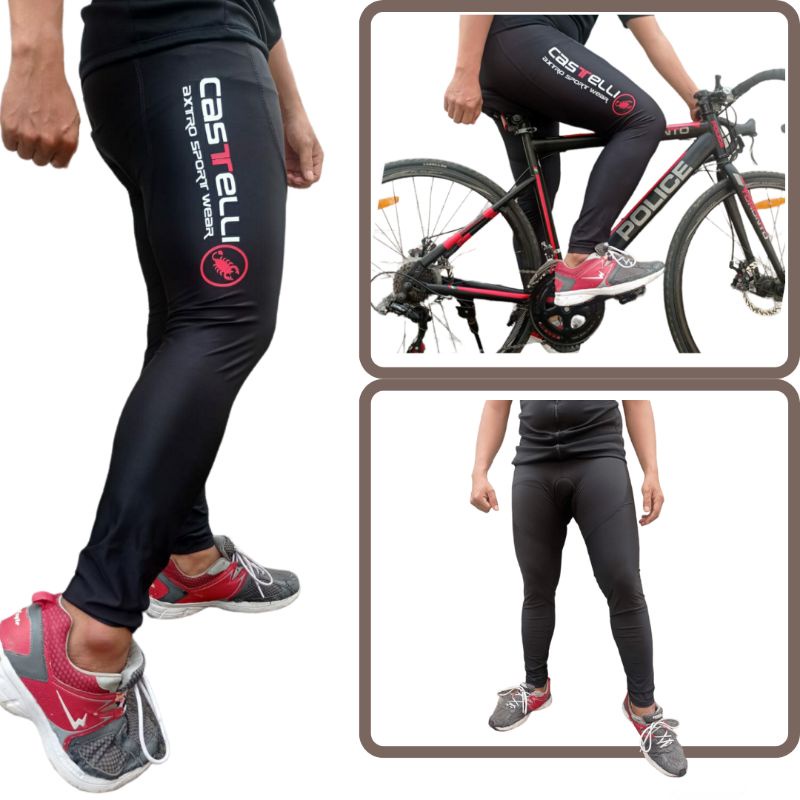 Celana Sepeda Roadbike Castelli panjang Celana sepeda ketat