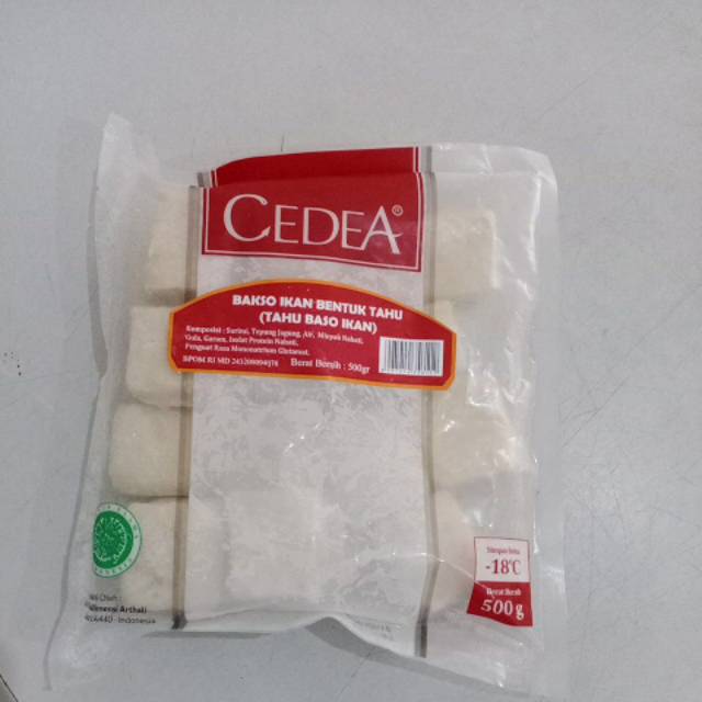 

Cedea Baso Ikan Bentuk Tahu 500gr