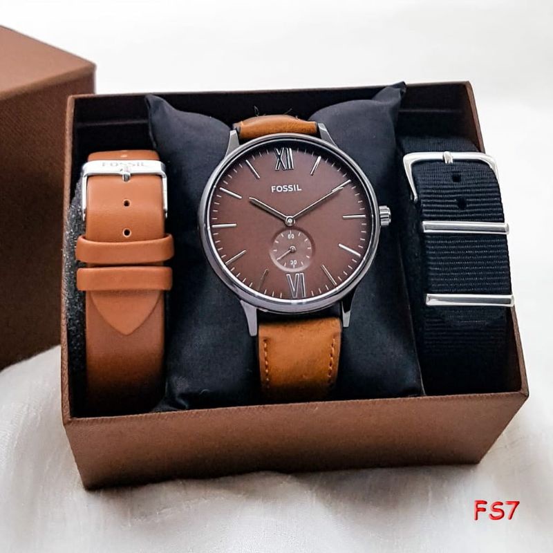 Jam Tangan F0ssl Rubber Kanvas Terlaris Fashion Bisa COD