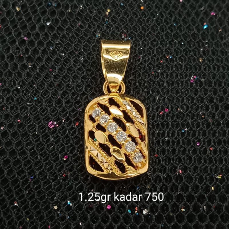 Liontin Emas 17 K - kuning 1.25gr Kadar 750 - 3064