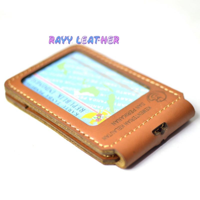 

NAME TAG KULIT/ ID CARD KULIT FLIP CUSTOM / NAME CARD HOLDER