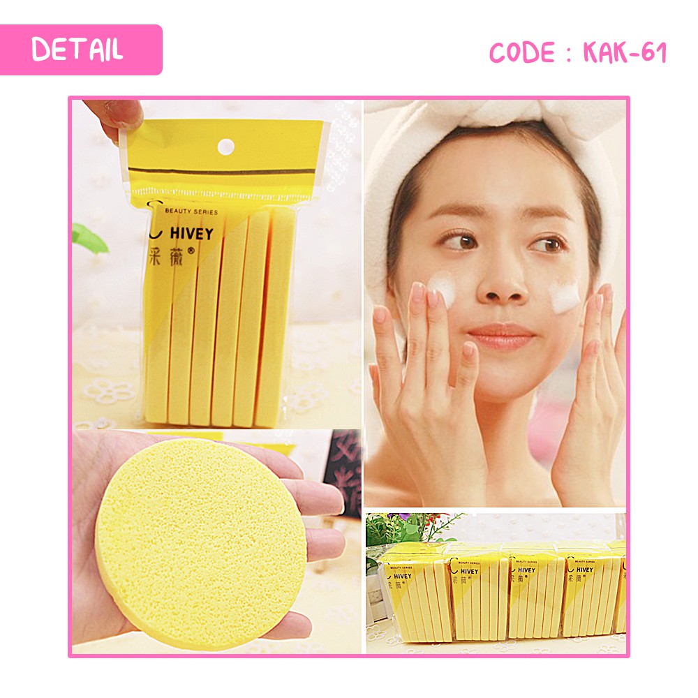 Satuan Sponge Stick - Sponge Pembersih Wajah - stick konjac - KAK-61