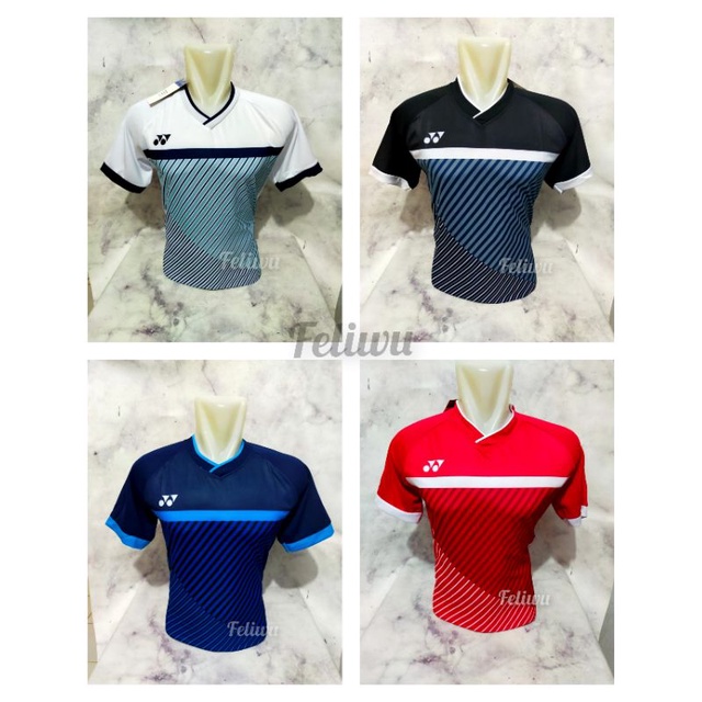 BAJU BADMINTON DEWASA ATASAN BADMINTON Y166P JERSEY BULUTANGKIS