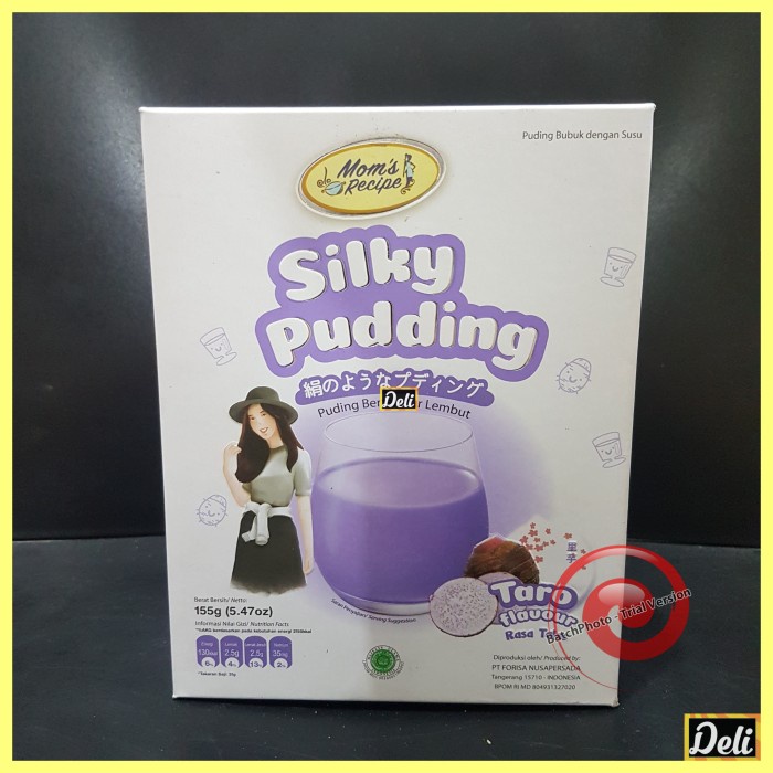 

Silky Pudding Mom's Recipe Tepung Premix Instan Rasa Taro 155gr