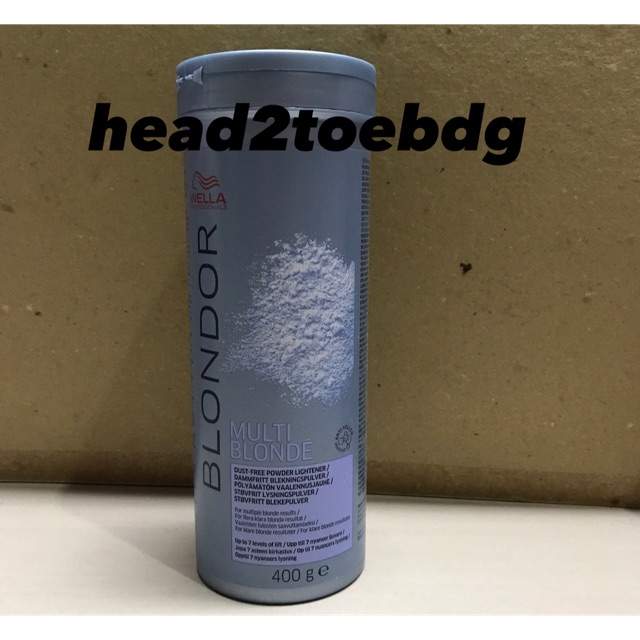 wella bleaching blondor 400 gram