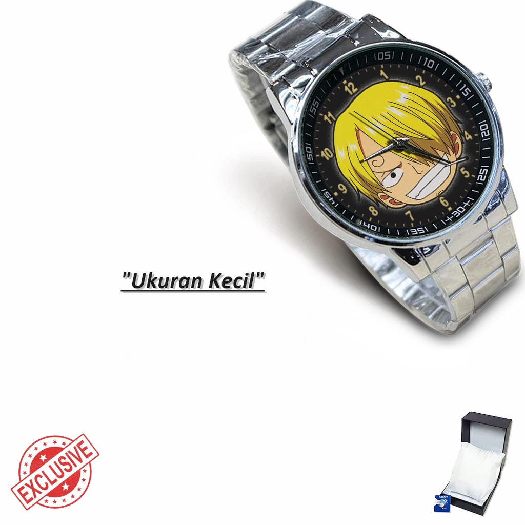 Jam Tangan Rantai Couple ONE PIECE MOTIF 1 (Special)