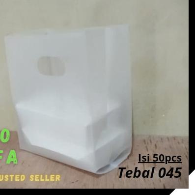 

Kantong plastik HD oval aneka ukuran tebal 045 - 20x12