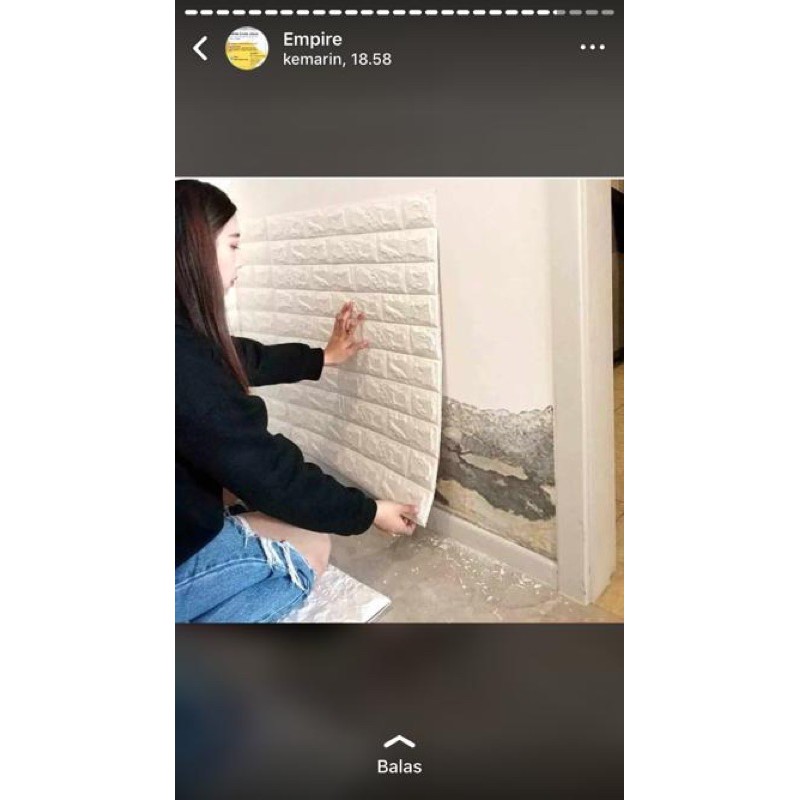 WALLPAPER BRICK FOAM