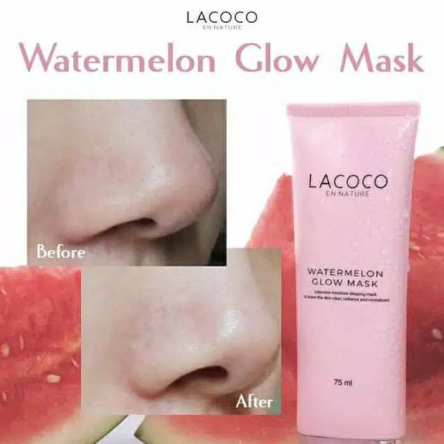 Lacoco Watermelon Glow Mask Sleeping Mask Original