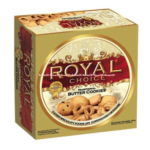 Royal Choice Butter Cookies 480gr Biskuit Kukis Mentega Cookie Dengan Rasa Renyah Kue Kaleng RoyalChoice Buter Kemasan Kaleng