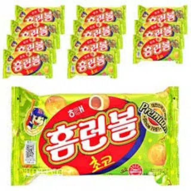 

Haitai Home Run Ball Choco - Snack Krim Coklat Made in Korea Korean Snack Korean Food