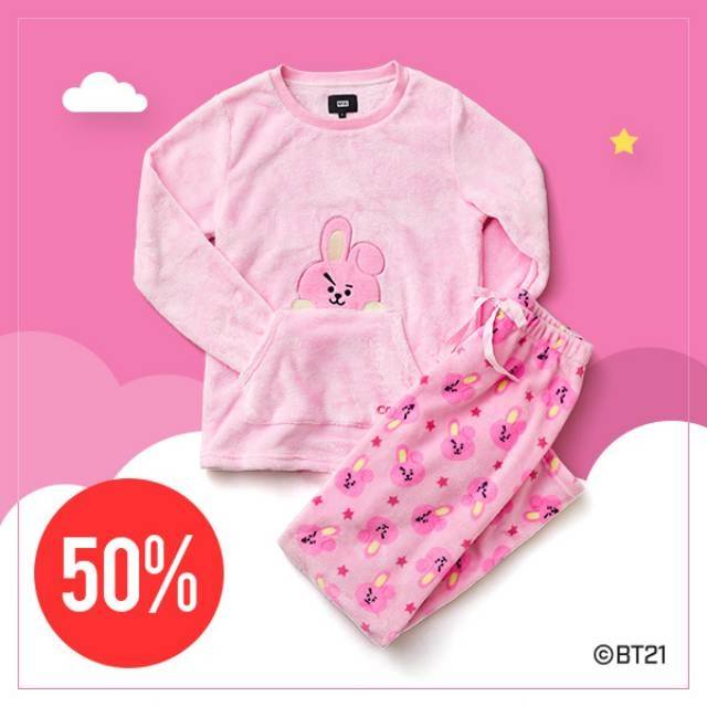 [DP PO] PIYAMA HUNTINNERWEAR BT21 OFFICIAL