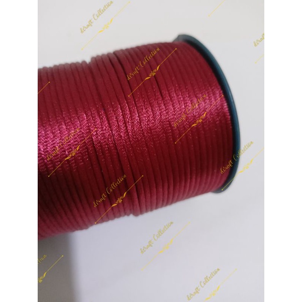 Tali Cina / Tali Satin 2mm Warna per Roll