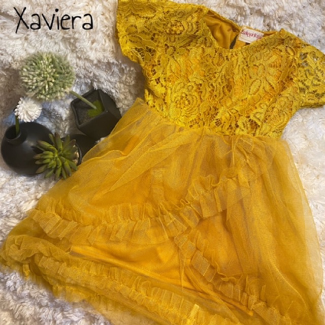 DRESS ANAK XAVIERA / GAUN ANAK / DRESS PESTA ANAK