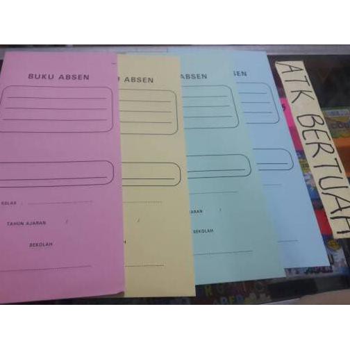 

BUKU ABSEN ABSENSI SEKOLAH