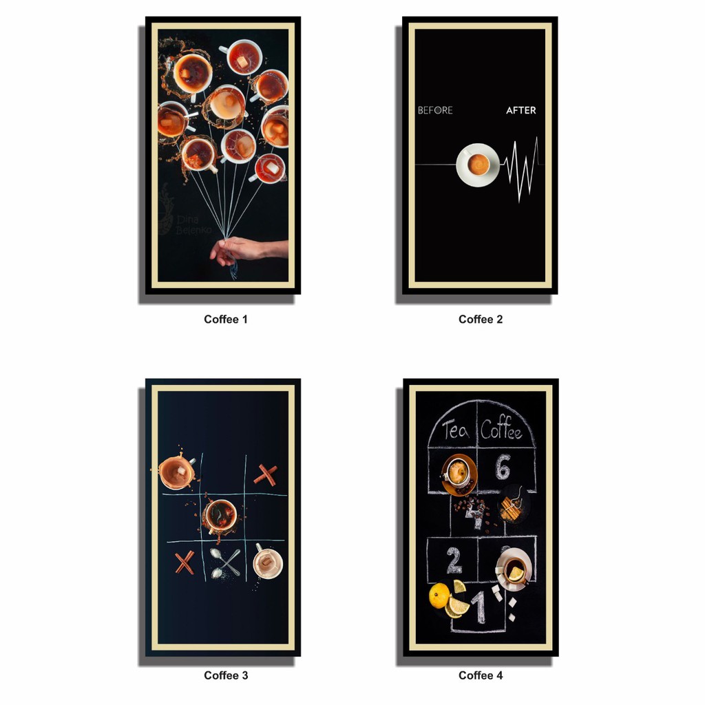 Hiasan Dinding Poster Kayu Pajangan Wall Decor Coffee Vintage Kopi Dekorasi Ruangan Vintage