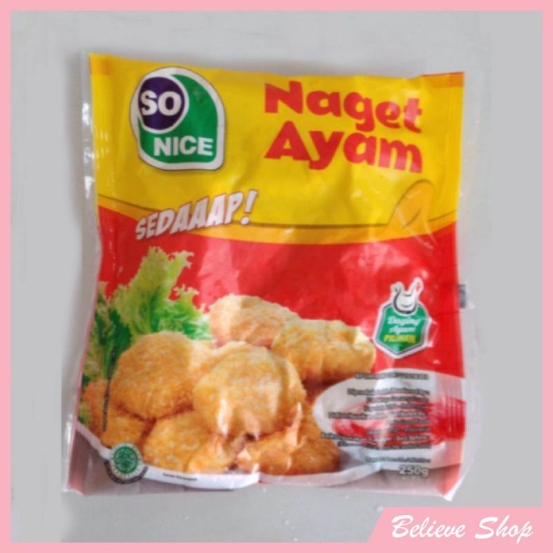 

Nugget Ayam So Nice 250 gr