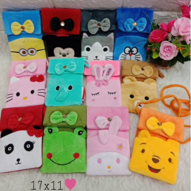 SELEMPANG BONEKA ANAK - SELEMPANG KARAKTER - SELEMPANG LEBARAN - TAS LEBARAN - TAS ANAK MURAH