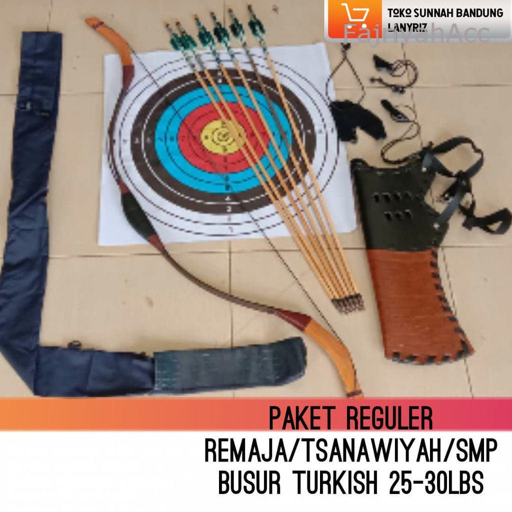 Paket Reguler horsebow santri Tsanawiyah dan wanita dewasa pemula 25-30LBS