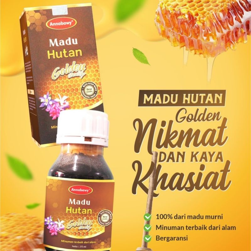 Madu Hutan Golden Annabawy 550 ml madu murni