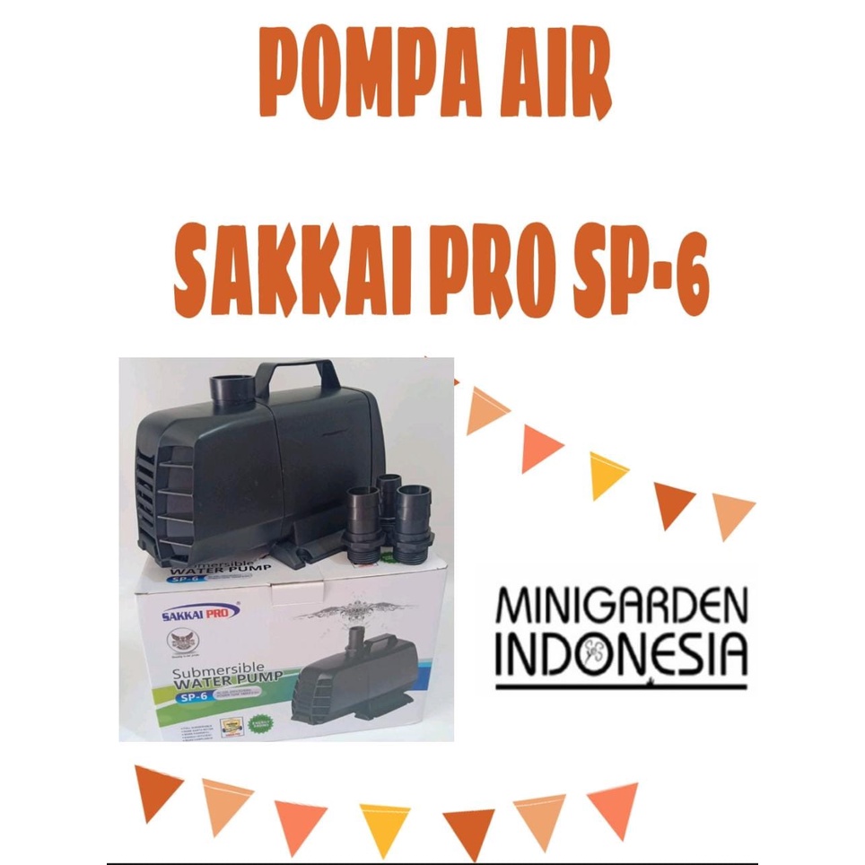 SAKKAI PRO SP-6 SUBMERSIBLE PUMP POMPA AIR CELUP FILTER AQUARIUM KOLAM