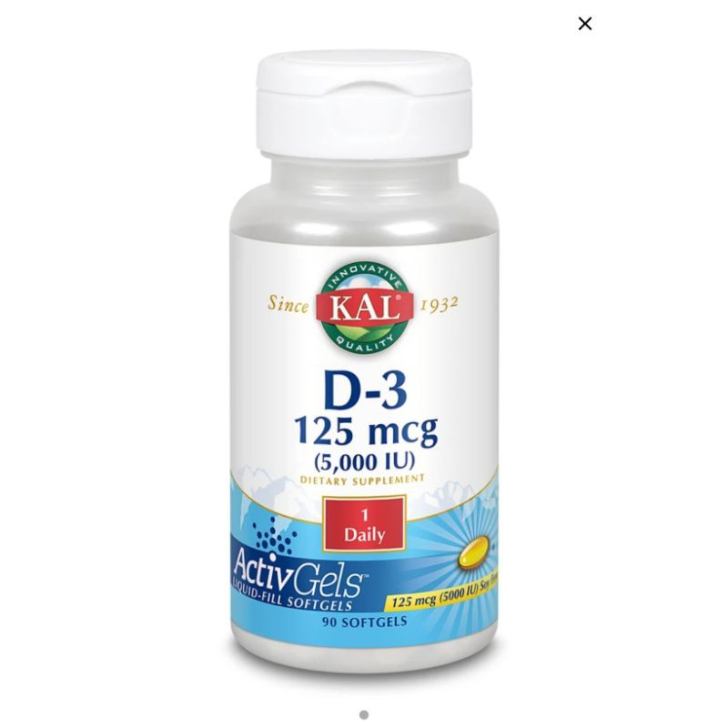 KAL VITAMIN D3 5000 IU (90 Sofgel)